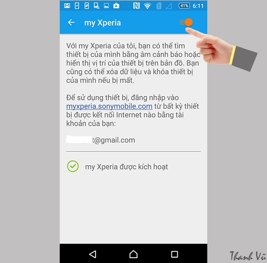 Huong dan dinh vi dien thoai Sony Xperia M5 Single Sim 7